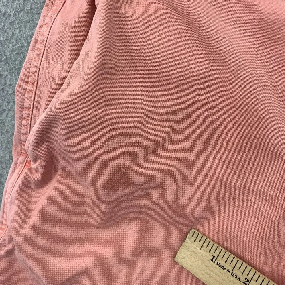 Vineyard Vines Island Shorts 40 Pink Flat Front Chino 7